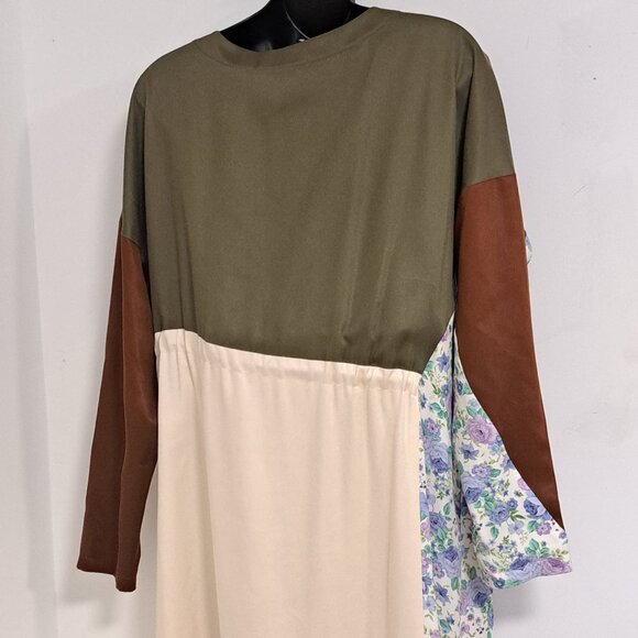 Walk of Shame Long Sleeve Maxi Dress Misses Size Medium - Picture 11 of 12